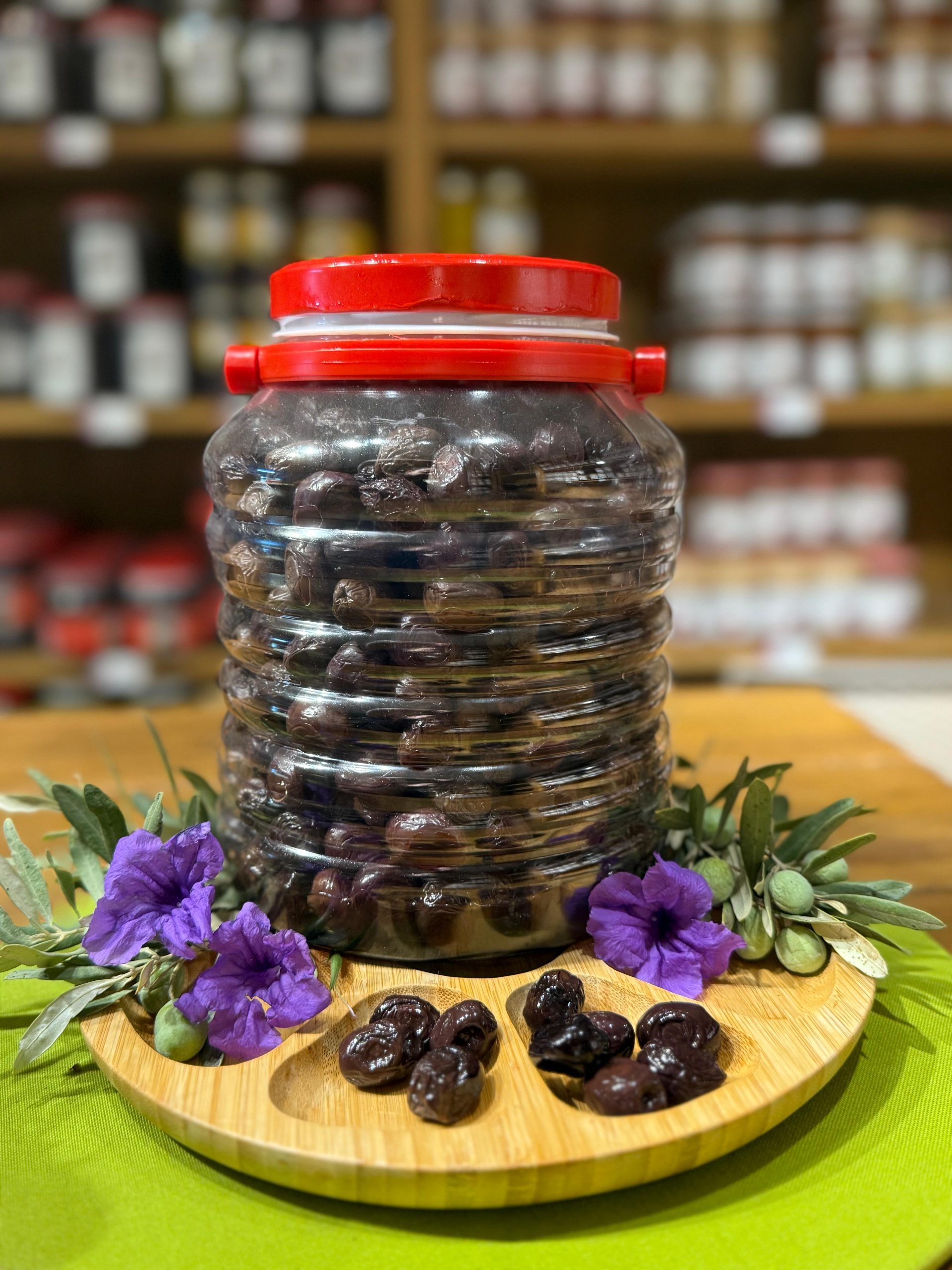 2 Kg Duble Boy Natural Yağlı Sele Zeytin