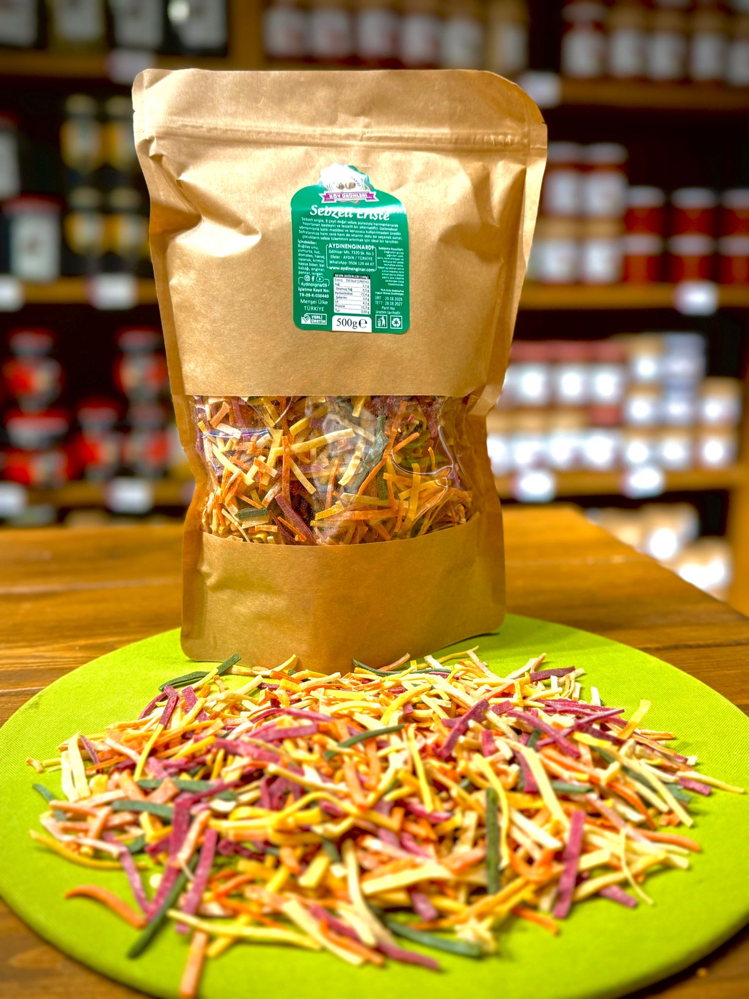 1 Kg Sebzeli Erişte