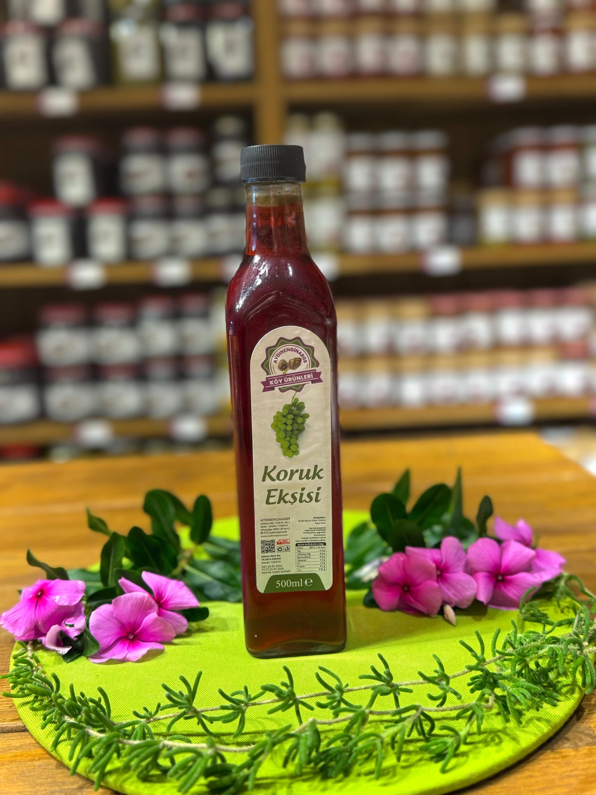 500 Ml Cam Şişede Koruk Ekşisi