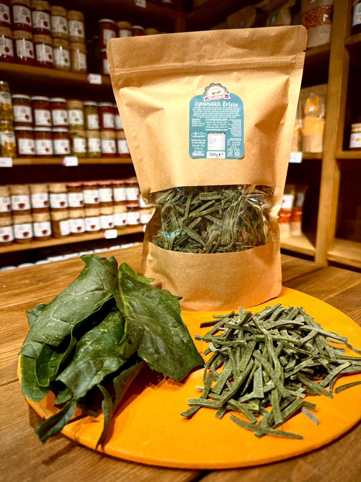 1 Kg Ispanaklı Erişte