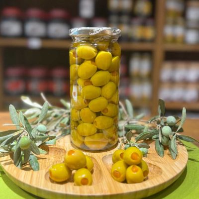 300 Gr Portakal Dolgulu Yeşil Zeytin