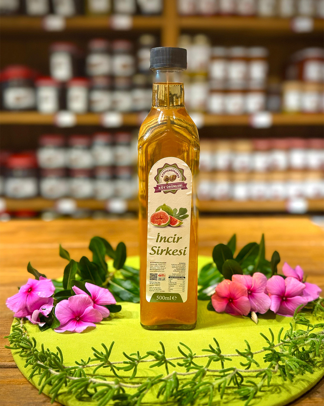 500 Ml Ev Yapımı Doğal Katkısız İncir Sirkesi